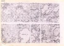 Crow Wing - Timothy, Jenkins, White Fish, Lake Edward, Smiley, Pelican, Sibley, Cullen Lake, Pequot, Swede Lake, Minnesota State Atlas 1925c